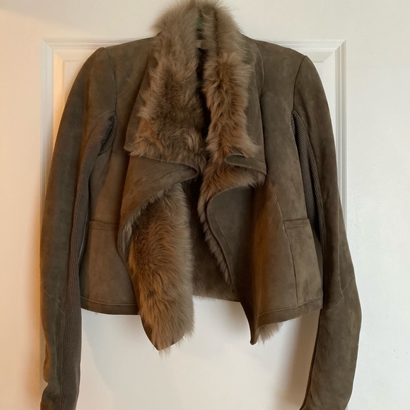 Rick Owens Jackets & Blazers - Rick Owens Fur/Suede Jacket